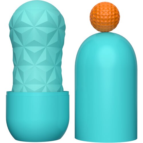 Pretty Love Victoria Caspar Tightening Spiral &amp;amp; Stimulation Ball Masturbator Aqua Green Slike