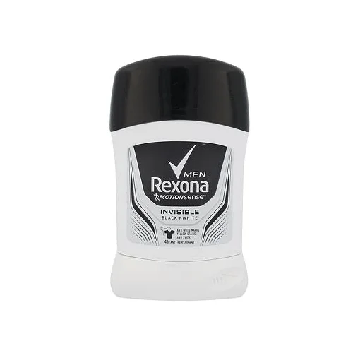 Rexona Men Invisible Black + White 48H antiperspirant deodorant v stiku 50 ml za moške