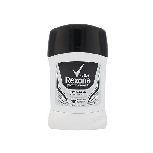 Rexona men invisible black + white 48H antiperspirant u stiku 50 ml za mu&amp;scaron;karce Slike