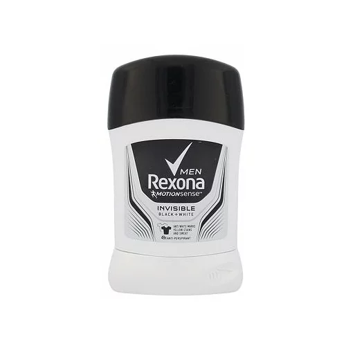 Rexona men invisible black + white 48H antiperspirant u stiku 50 ml za muškarce