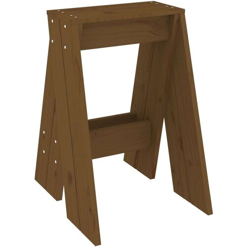 VidaXL Stolci 2 kom boja meda 40 x 40 x 60 cm od masivne borovine Slike