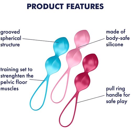 Satisfyer komplet vaginalnih kuglica - V Balls Slike
