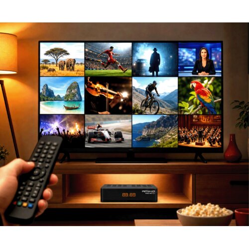 Amiko satelitski prijemnik mini HD365, DVB-S2, full hd, H.265/HEVC, wi-fi, crni Slike