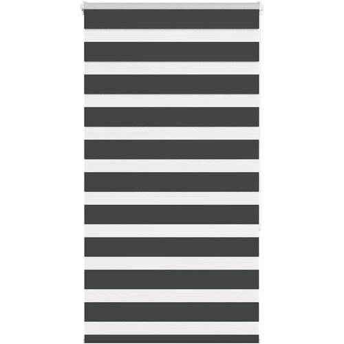 vidaXL Zavjesa zebra crna 80x150 cm širina tkanine 75,9 cm poliester Cijene