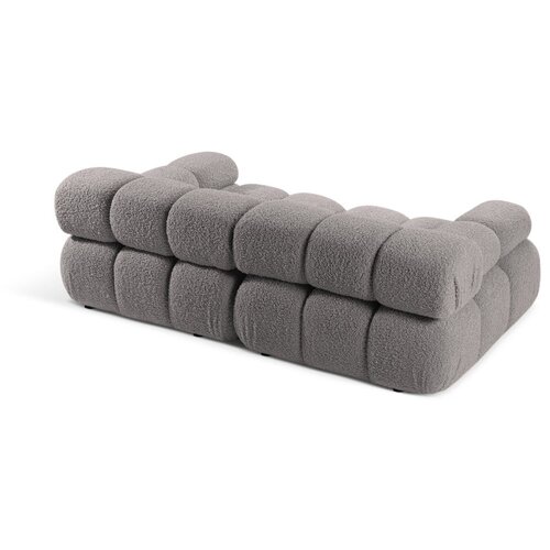 Micadoni Svetlo siva sedežna garnitura iz tkanine boucl&amp;eacute; 188 cm Bellis &amp;ndash; Home Slike