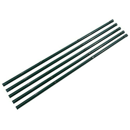 X set stupova za ogradu (Duljina: 150 cm, Promjer: 34 mm, 5 Kom., Zelene boje) Slike