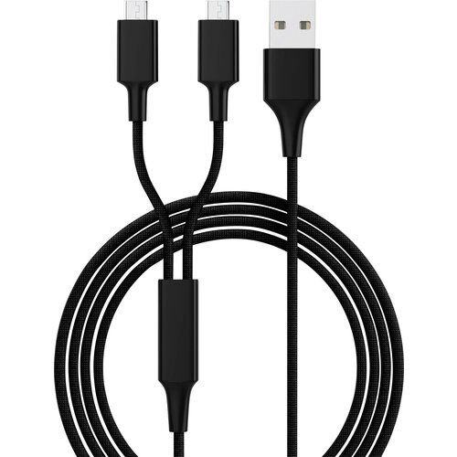 Smrter USB polnilni kabel USB 2.0 USB-A vtič\, USB-mikro-B vtič 1.20 m črna _HYDRA_DUO_M_BK, (20432885) Cene