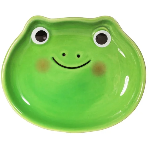 Sass & Belle Ukrasni pladanj od kamenine 9x7,5 cm Frog –