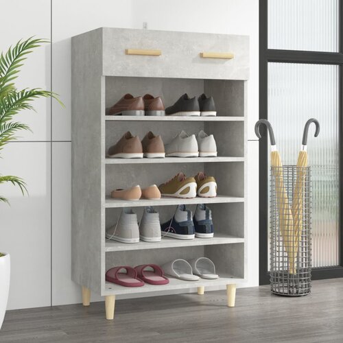 vidaXL ormarić za cipele boja betona 60x35x105 cm konstruirano drvo Cijene