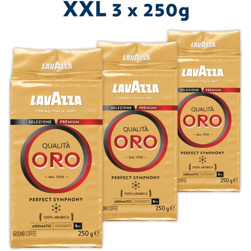 Lavazza Mljevena kava Qualita Oro 100% Arabica XXL Pakiranje 3x250G Cijene