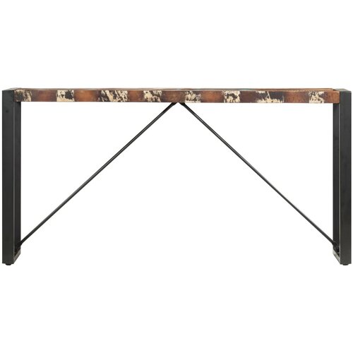  Konzolni stol 150 x 35 x 76 cm od masivnog obnovljenog drva Slike