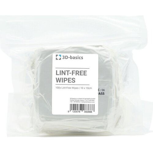 3D-basics Lint-Free Wipes 100er Set Slike