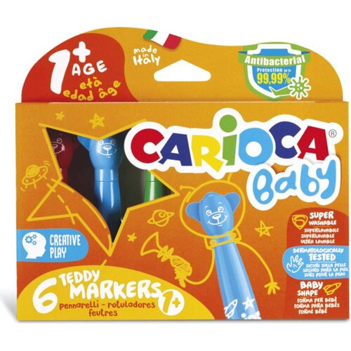 Carioca baby flomasteri u boji na medvjeda, mogu se oprati Cijene