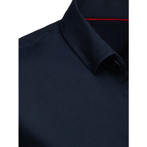 DStreet Men's Long Sleeve Shirt Dark Blue DStreet Men's Long Sleeve Shirt Dark Blue