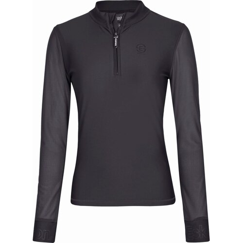 ESKADRON Majica z dolgimi rokavi in polovično zadrgo REFLEXX, deepgrey - M Slike