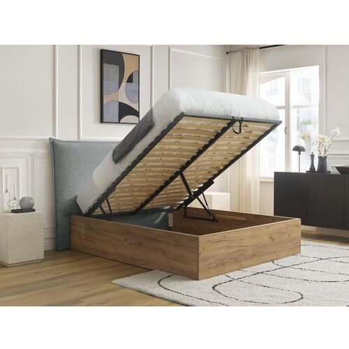 Bobochic Paris Svijetlo sivi podstavljeni tapecirani/od iverice bračni krevet s prostorom za odlaganje s podnicom 180x200 cm Charlie &amp;ndash; Slike