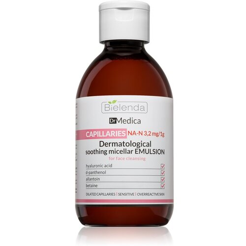 Bielenda Dr Medica Capillaries pomirjevalna micelarna voda za kožo, ki je nagnjena k rdečici 250 ml Cene