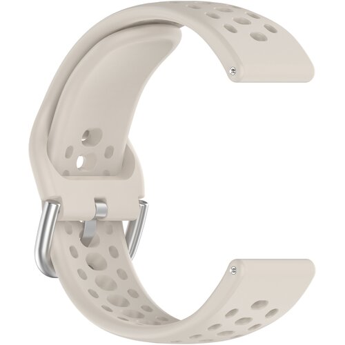 INF Pa&scaron;ček za Amazfit Active 2 - Zračen silikonski &scaron;portni nadomestni pa&scaron;ček Beige, (22068600) Cene