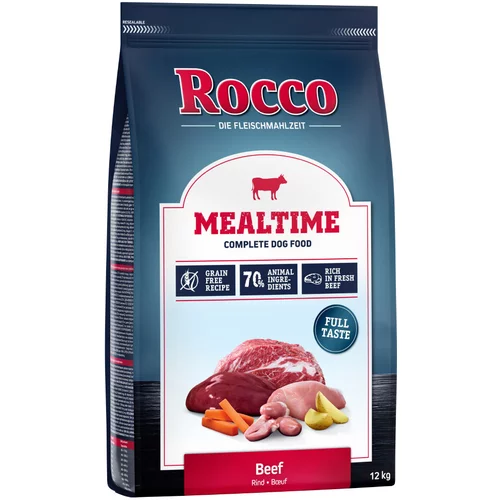 Rocco 10 kg + 2 kg gratis! 12 kg Mealtime suha hrana - Govedina