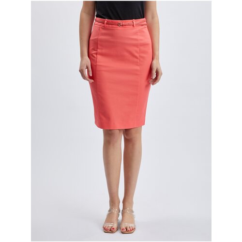 Orsay Coral Ladies Pencil Skirt - Women Cene