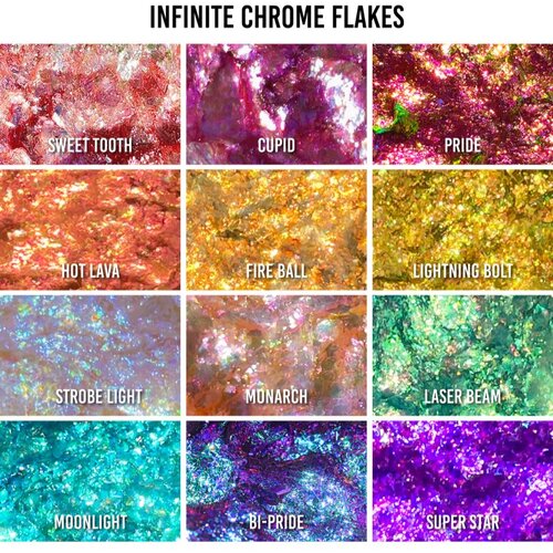 Danessa Myricks Beauty Infinite Chrome Flakes sjenilo za oči sa &amp;scaron;ljokicama nijansa Bi-Pride 3.8 g Slike