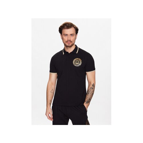 Just Cavalli Polo majica 74OBGF03 Črna Regular Fit Slike