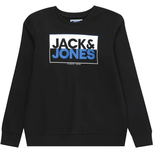 Jack & Jones Majica modra / črna / bela