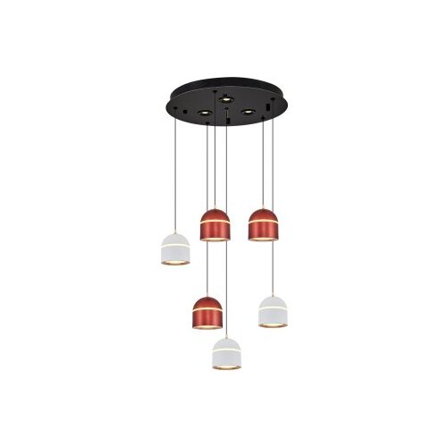 Opviq 2808 6A 0104 crno - crveni luster Slike