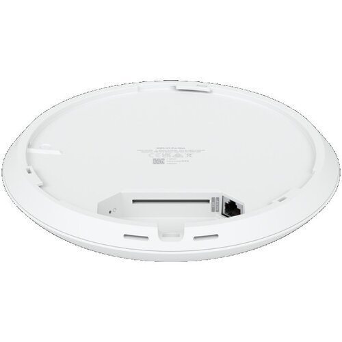Ubiquiti U7-Pro-Max Ceiling-mounted WiFi 7 AP with 8 spatial streams, 6 GHz support, and a dedicated spectral scanning engine for interfere Cene