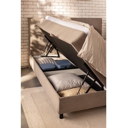 Bonami Selection Modra boxspring postelja s prostorom za shranjevanje 160x200 cm Elva Bold &amp;ndash; Slike