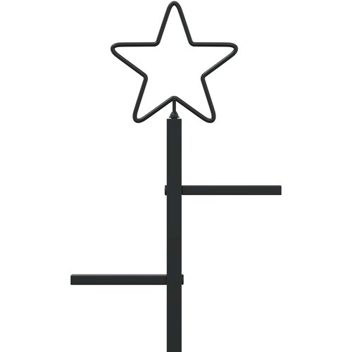  Metalno božićno drvce sa stalkom KUOPIO 210 cm Čelik Crna Slike