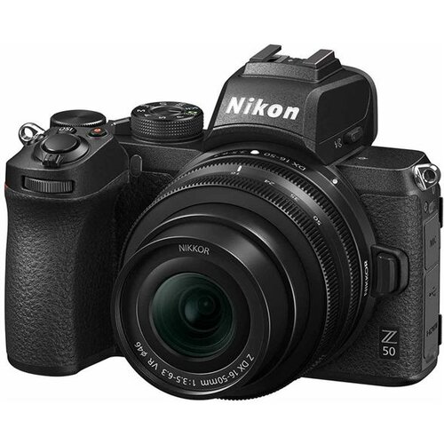 Nikon Z50 - Set (Sa 16-50mm f/4.5-6.3 VR + FTZ adapt), Crni digitalni fotoaparat Slike
