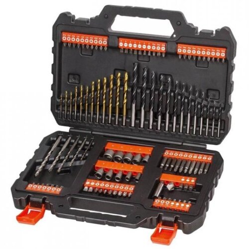 Black &amp;amp; Decker B&amp;amp;D SET BITOVA I BURGIJA 109PC Slike
