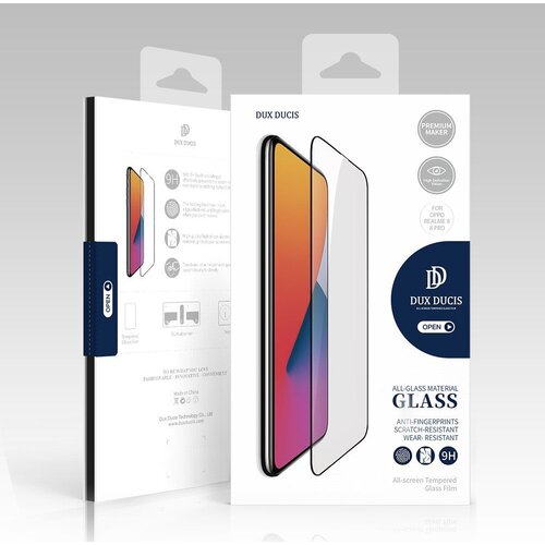 Dux ducis 10D Zaštitno staklo od kaljenog stakla, puna pokrivenost s okvirom za Realme 8 Pro / Realme 8 Cene