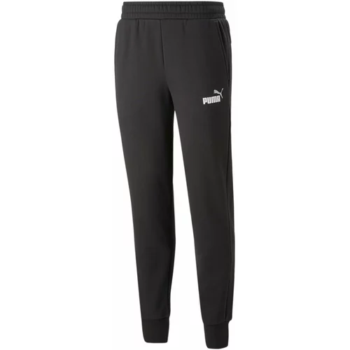 Puma Sportske hlače svijetlosiva / crna / bijela