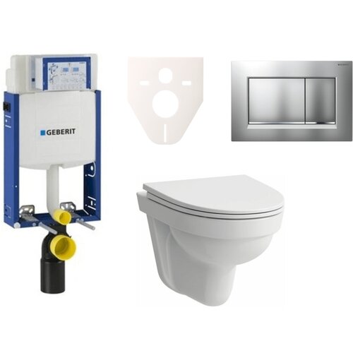 Geberit H8201500000001 Laufen Pro Nordic wc školjka s kompletom Kombifix 110.302.00.5 Sigma30 krom matt Cene
