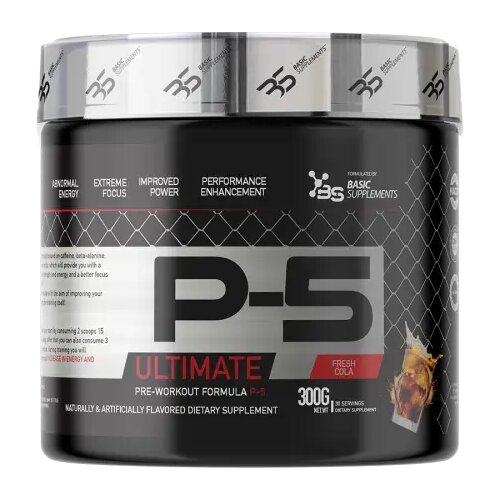 Basic Supplements NO P-5 &ndash; Pre-Workout NO Reaktor 300g Cene