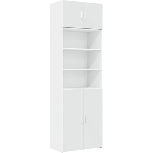 za pohranu bijeli 70 x 42,5 x 225 cm konstruirano drvo Slike