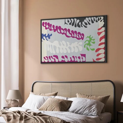  Slika - Henri Matisse &amp;ndash; Lagoon I (from Jazz) 90x60 U crnom drvenom okviru Slike