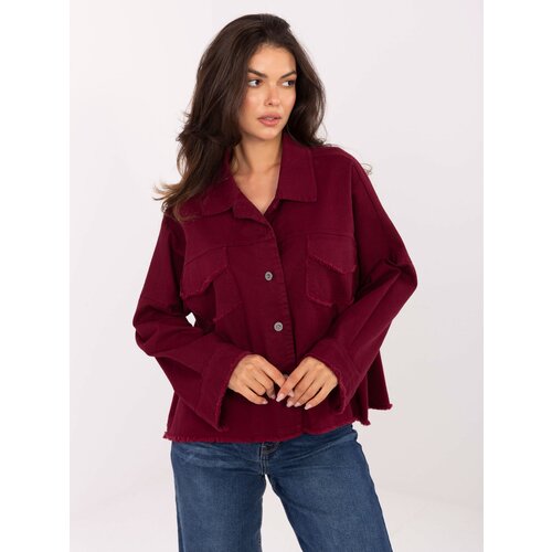RUE PARIS Shirt-IT-KS-FL5779.87-burgundy Slike