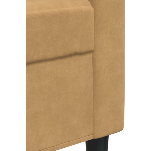 VidaXL 2-dijelni set sofa s jastucima smeđi bar&amp;scaron;unasti Slike