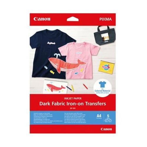 Canon Dark Fabric Iron-on Transfers A4 Slike