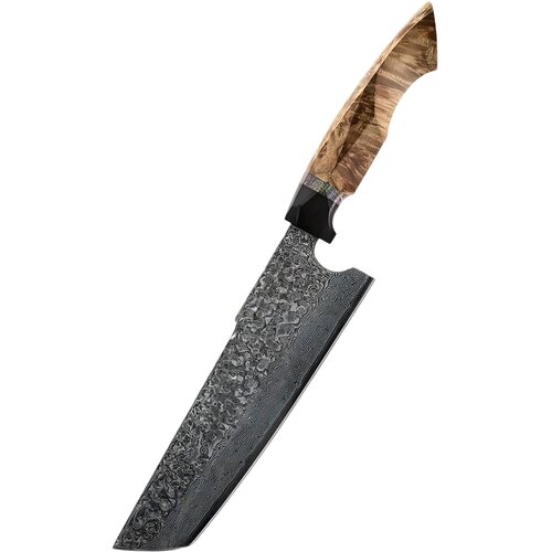 IZMAEL Damaskasti kuhinjski nož YU-37465 - Nakiri / Smeđa Cijene