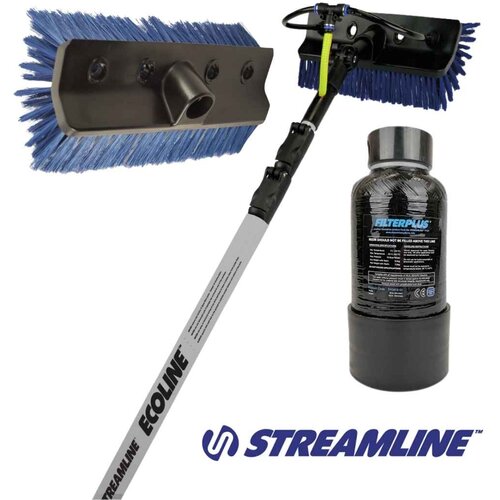 Streamline profesionalni teleskopski set za čišćenje stakla ECOLINE™ - (kvalitetan fiberglas kompozit, di filter 11L) 6m 36cm Cene