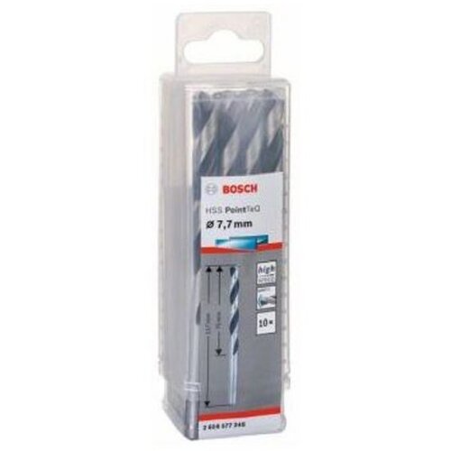 Bosch HSS spiralna burgija PointTeQ 7,7 mm paket od 10 komada Cene