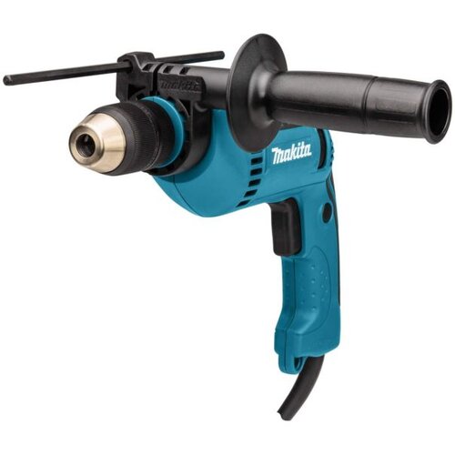 Makita elektronska udarna HP1641K, 2 brz./680W/13mm/kofer/brzost.futer bušilica Slike