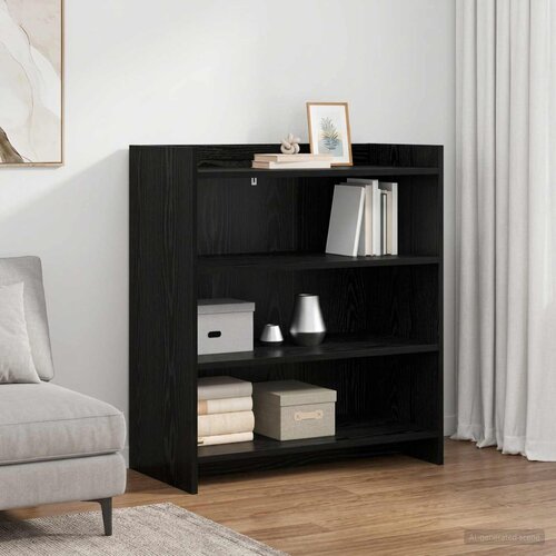  Kreveta Crni hrast 75 x 36 x 80 cm Konstruirano drvo Cene