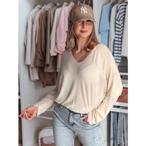 DStreet Sweter damskie one size oversize NORVAN brzoskwiniowy Slike