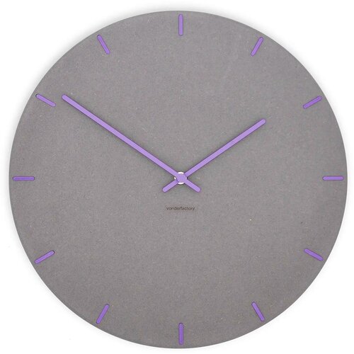 Von Der Factory Zidni sat Luxhora Pura Circ Light Grey 11 boja kazaljki Cijene