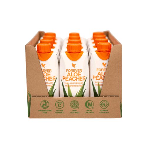 Aloe Peaches 330ml X 12 Cene